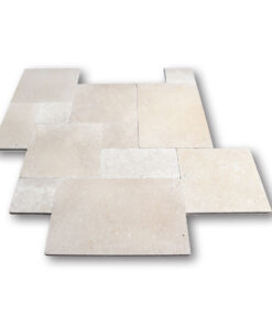 Ivory Travertine Tumbled Paver