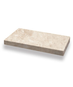 Ivory Travertine Tumbled Driveway Paver