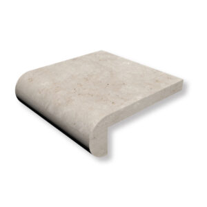 Ivory Travertine Tumbled Pool Coping Remodel Bullnose