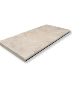 Ivory Travertine Tumbled Pool Coping Bullnose Edge